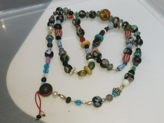 復古琉璃珠項鍊