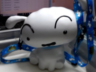 小白造型爆米花桶