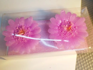 雛菊造型蠟燭組