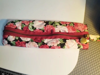 玫瑰印花長型包