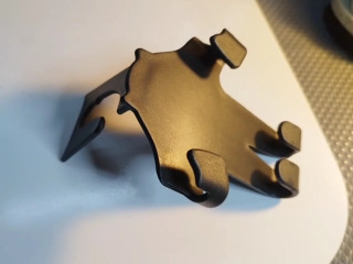 黑色爪型手機架