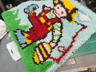 刺繡掛毯