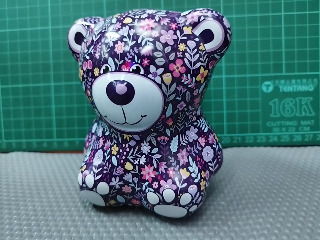 小熊碎花鐵盒