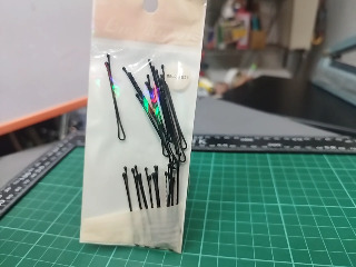 黑色霧面黑色髮夾