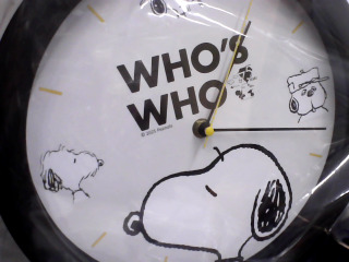 史努比掛鐘-瑕疵