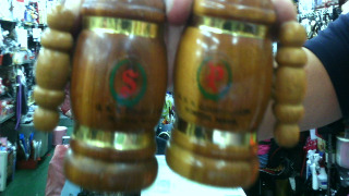 70年代啤酒杯胡椒罐(1組)