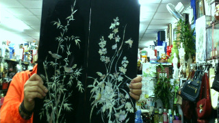 螺鈿梅蘭竹菊
