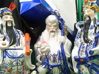 陶瓷福祿壽三星