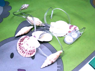 電池式貝殼串燈