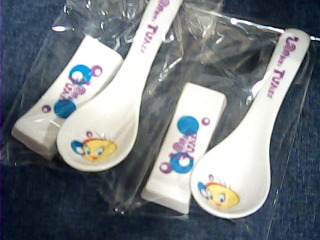 陶瓷筷架湯匙組