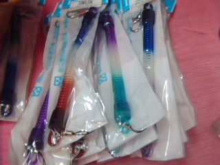 全新彈簧鑰匙圈-單售