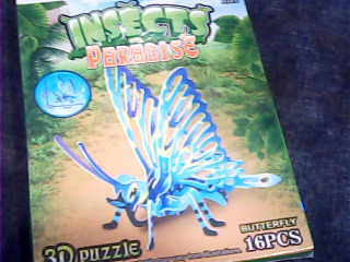 3D昆蟲拼圖