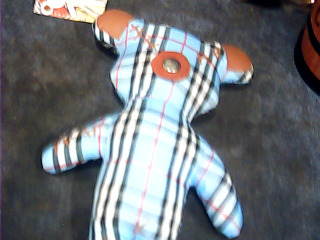 吊飾 巫毒格子熊