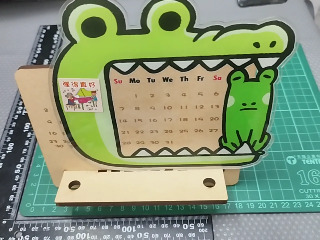 木質桌曆