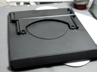 黑色筆電散熱支架