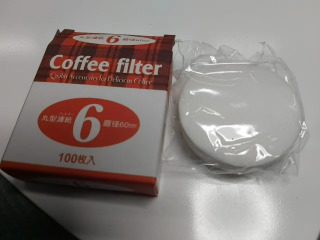 6號丸型咖啡濾紙