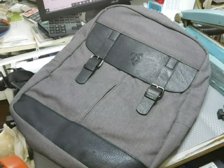 全新帆布後背包