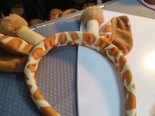 長頸鹿耳朵髮箍