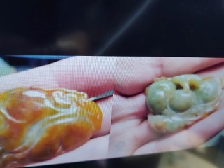 紅翡巧雕掛件