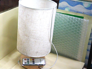 布藝檯燈+遙控器