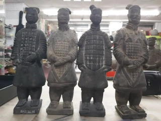 秦俑兵俑马俑高仿陶土烧制会议旅游外事礼品手工艺品摆件模