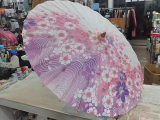 和風櫻花紙傘