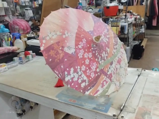 和風拼接櫻花傘