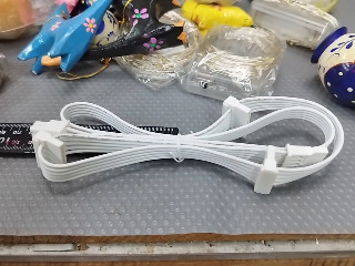 白色扁平連接線