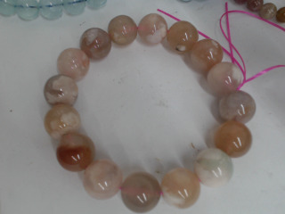 櫻花瑪瑙手珠