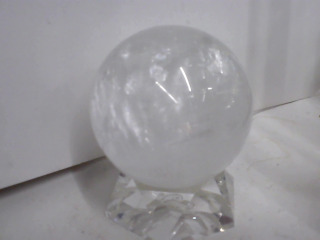 白水晶球擺飾