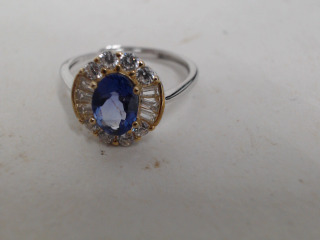 天然丹泉石戒指