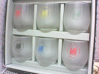 全新/玻璃水杯6入