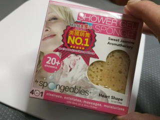 沐浴海綿 內含沐浴乳