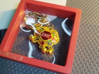 金色財神富貴吊飾