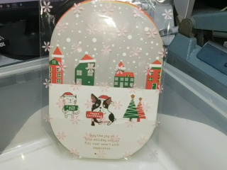 耶誕插畫束口袋