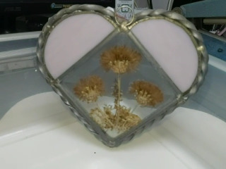 愛心永生花擺飾