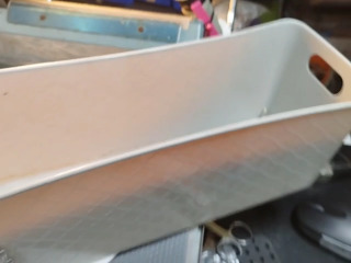 白色手把收納盒