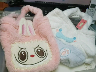 卡通毛絨手提袋