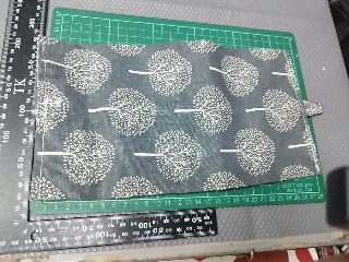 樹紋布墊