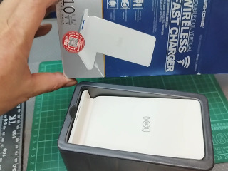 雙線圈立式無線快速充電
