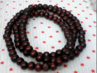 108顆紅紫檀禪靜珠