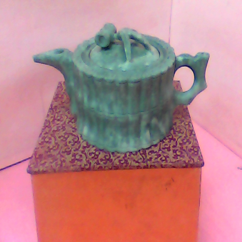 花開富貴玉茶壺