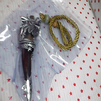 銀色祥龍牙掛飾