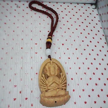 千手觀音崖柏掛飾