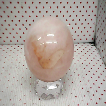 福緣雙至粉晶附座