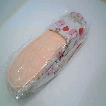 幼童棉麻室內拖鞋